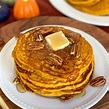 Pumpkin Pancakes with Pancake Mix - Whiskful Cooking