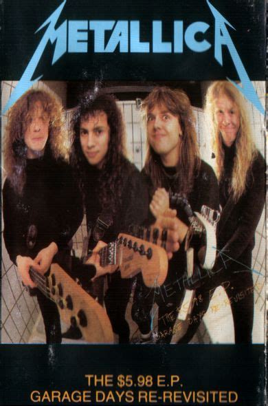 Metallica The 598 Ep Garage Days Re Revisited 1987 Cassette