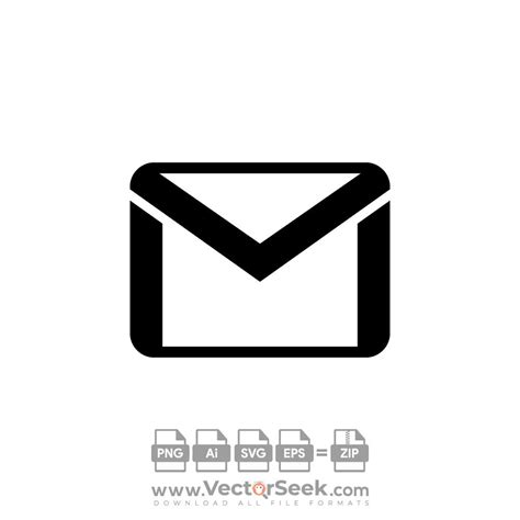 Black Gmail Icon Vector Ai Png Svg Eps Free Download