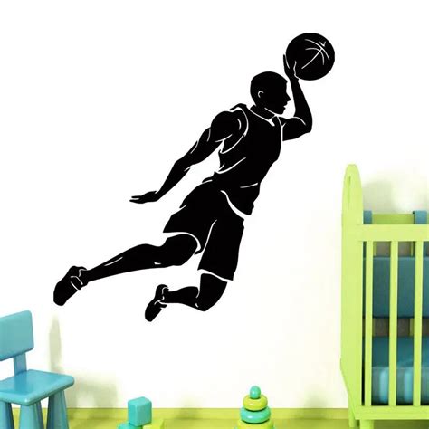 Basketball Player Sticker Sports Decal Muurstickers Posters Vinyl Wall