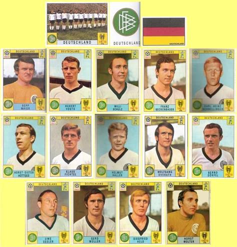 Fifa World Cup Mexico 1970 Panini Cards And Stickers 1970 World Cup