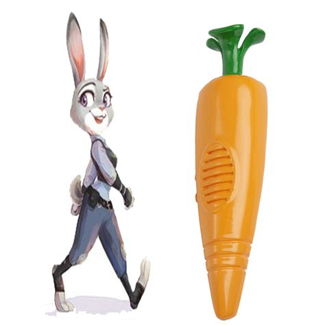 2016 New Movie Zootopia Judy Hopps Rabbit Carrot Recorder Resin Cosplay