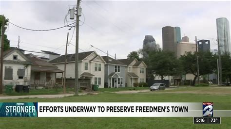 Stronger Houston Efforts Underway To Preserve Freedmans Town Youtube
