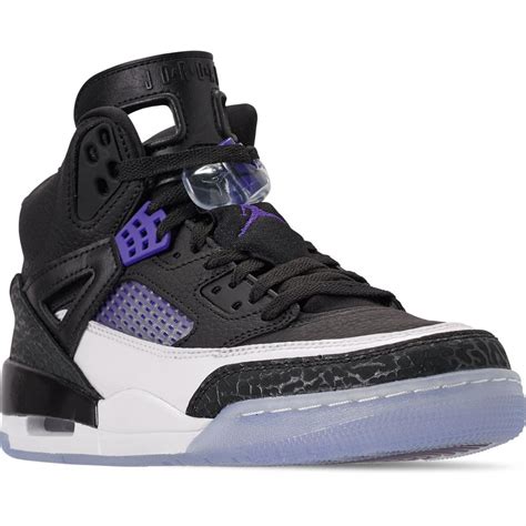 Basketball Mens Jordan Air Jordan Spizike Off Court Shoes Black Dark Concord White — Carmel