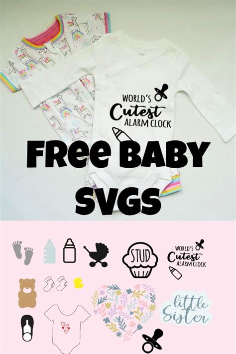 9 Free Baby Onesie Svgs