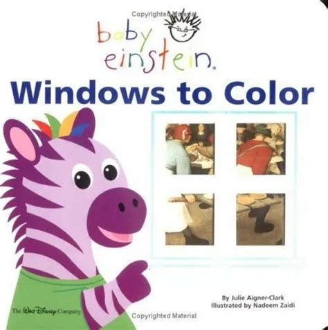Baby Einstein Windows To Color 0786851309 Board Book Julie Aigner