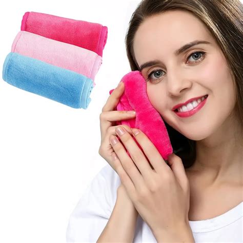 4017cm Microfiber Makeup Eraser Remover Towels Make Up Remover Cleaning Towel Cloth Wipes No