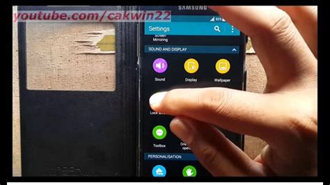 Samsung Galaxy S5 How To Change Clock Size In Lock