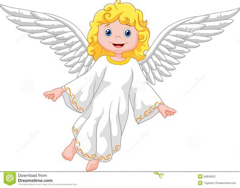 Cute Cartoon Angel Stock Vector Image 50839922