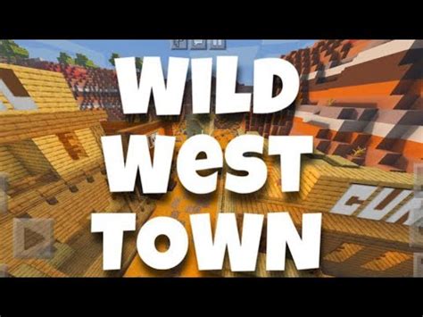 Minecraft Pocket Edition Wild West Town Map Youtube Hot Sex Picture