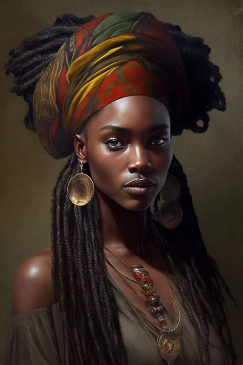 African Portraits Art African Art Paintings Portrait Painting Beautiful African Women