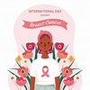 Dibujado a mano ilustración del día internacional contra el cáncer de ...