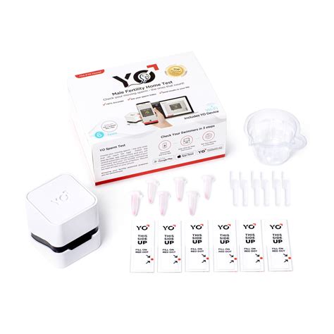Yo Home Sperm Test Kit With 6 Testing Slides Semen Analysis
