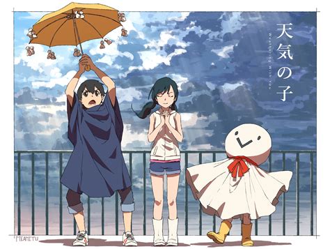 4k Hodaka Morishima Weathering With You Anime Nagi Amano Hina Amano Hd Wallpaper