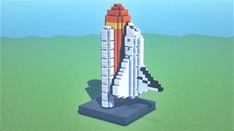 How To Build A Space Shuttle Minecraft Tutorial Youtube