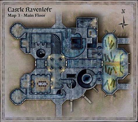 30 Map Of Castle Ravenloft Maps Database Source