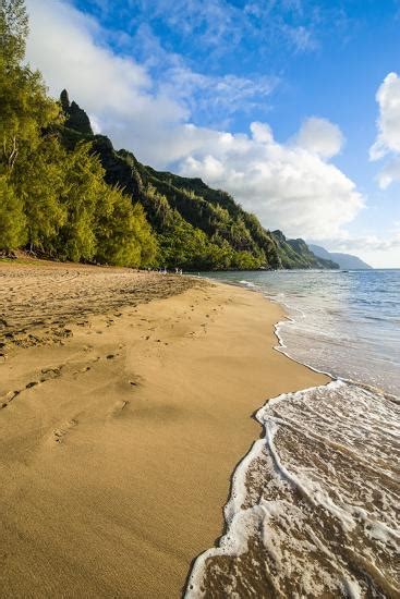 Kee Beach On The Napali Coast Kauai Hawaii United States Of America