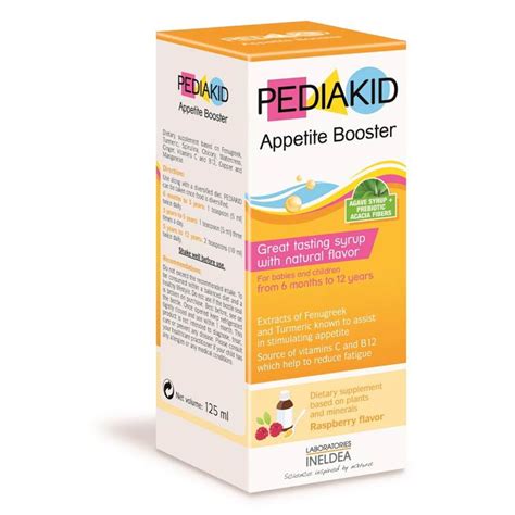 Pediakid Appetite Booster Great Tasting Syrup Dietry Supplement