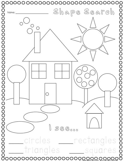 Kindergarten 3d Shapes Worksheets Print Go Geometry Practice Worksheets