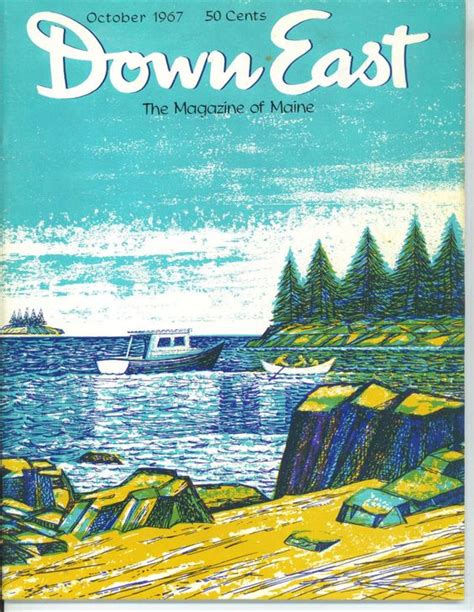 Down East Magazine October 1967 The Magazine Of Maine Vintage