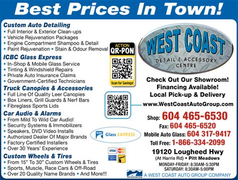 West Coast Detail And Accessory Centre Pitt Meadows Bc Fraser Valley