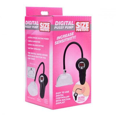 Size Matters Digital Pussy Pump Suction Cup Silicone Device For Women