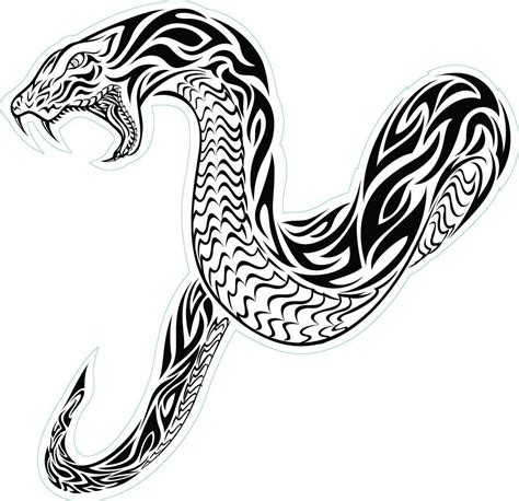 Tribal Snake Tattoos 1001×969 Pixels Idées Esquisses Dessin A