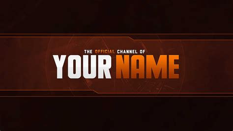 14 Youtube Banner Psd T Images Free Youtube Banner Pertaining To Yt