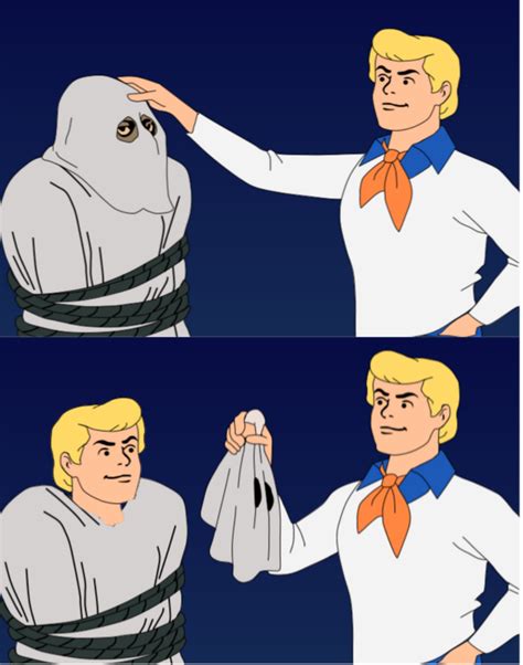 Scooby Doo Mask Reveal Self Blank Template Imgflip