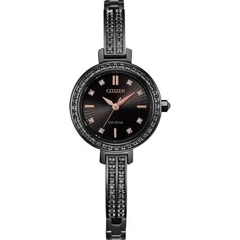 citizen ladies silhouette crystal set eco drive watch watches from francis and gaye jewellers uk