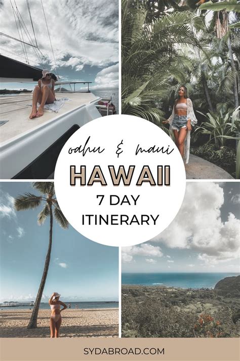 7 Day Hawaii Itinerary Guide To Oahu And Maui Hawaii Itinerary Hawaii Travel Guide Hawaii Travel