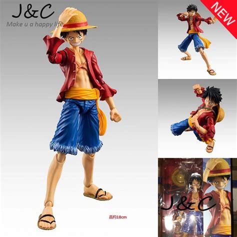 Free Shipping Hot Sale Japanese Anime Cartoon One Piece 18cm Monkey D