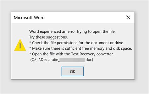 Cannot Save Due To File Permission Error Word 2013
