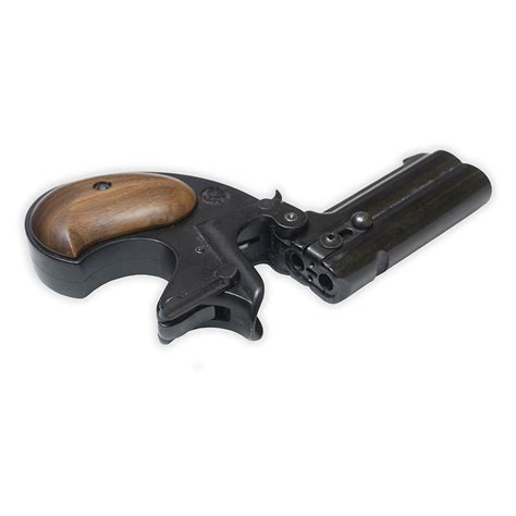 Blank Firing Gun Derringer Wood Handle