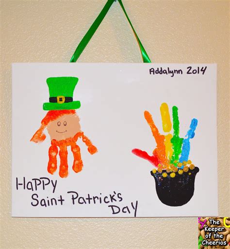 St Patricks Day Hand Prints