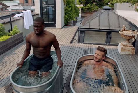 Kevin Hart Y David Beckham Juntos Para Handm Hydrotherapy Ice Bath