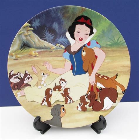 Walt Disney Snow White With A Smile 2nd Issued Plate
