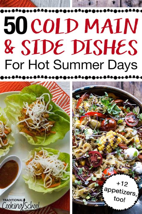50 Cold Main Dishes And Cold Side Dishes For Hot Summer Days