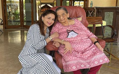 Madhuri Dixit Misses Her Late Mother Snehlata Dixit Shares An Emotional Post