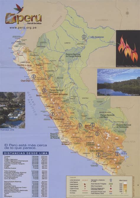 Mapa Peru Turistico