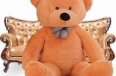 bear teddy stuffed brown doll life giant size plush walmart cuddly light animals foot
