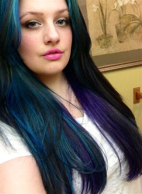 My Turquoise And Blue Hair Cool Hair Color Cool Hairstyles