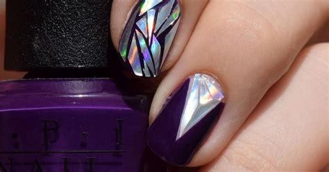 Holographic Shattered Glass Nail Art Beautybigbang Review