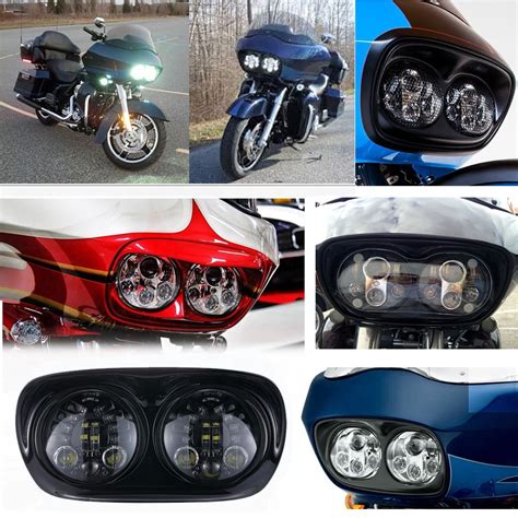 2004 2013 Harley Davidson Road Glide Daymaker Projector Headlight Black