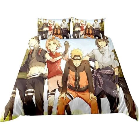 Naruto Parure De Lit 3d Naruto Kakashi Uchiha Itachi Akatsuki Sasuke