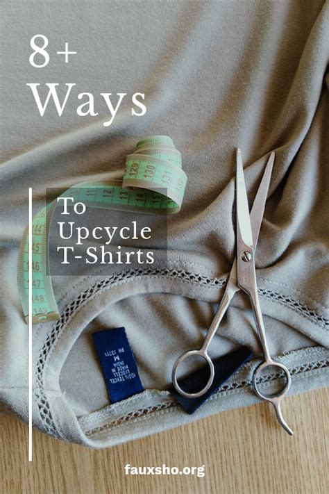 8 Ways To Upcycle T Shirts Faux Sho
