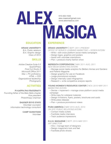 23 Graphic Design Resume Examples That You Can Imitate