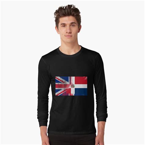 British Dominican Half Dominican Republic Half Uk Flag T Shirt By