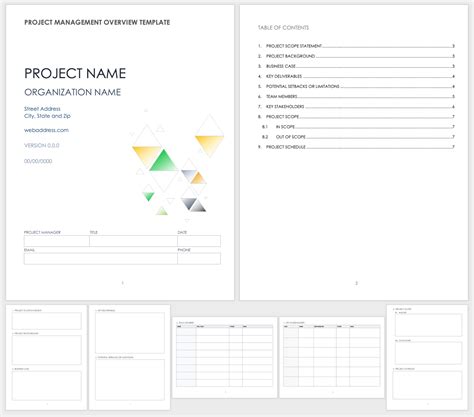 Free Project Overview Templates Smartsheet