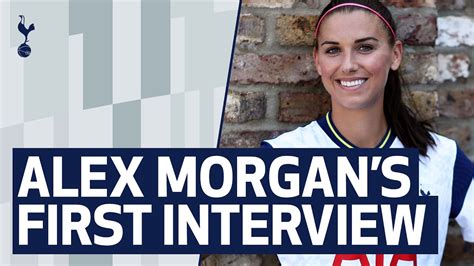 Alex Morgans First Spurs Interview Youtube